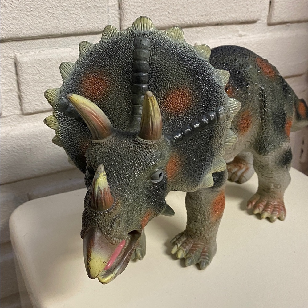 Vintage Maidenhead triceratops dinosaur toy